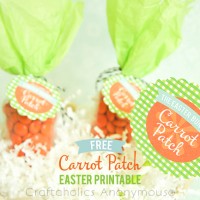 FREE Carrot Patch Easter Printables on Craftaholics Anonymous #freeprintables #Easterprintables #freeEasterprintables