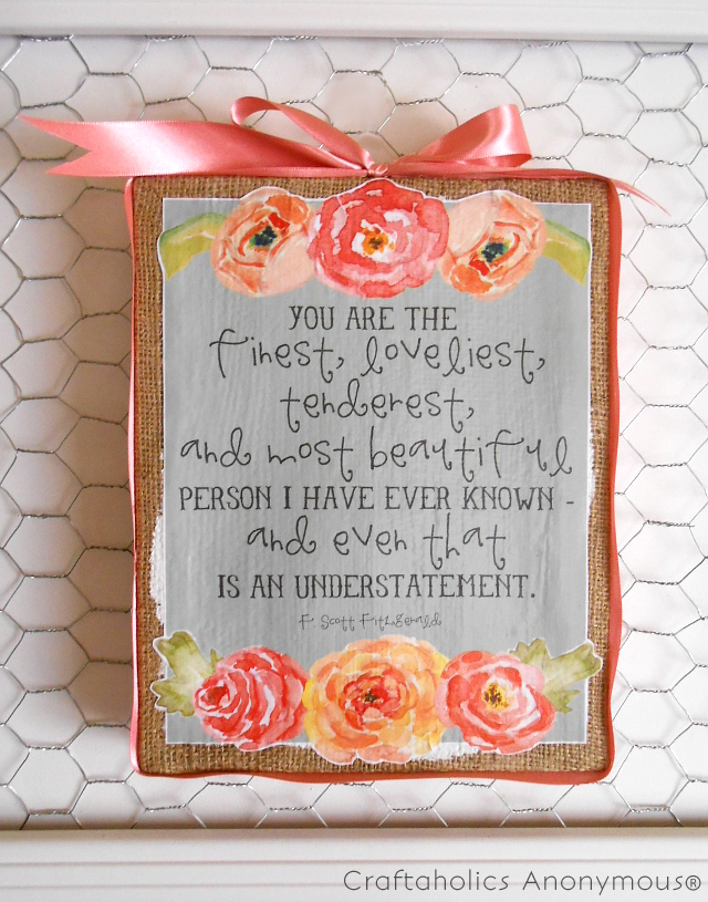 Craftaholics Mothers-Day finish {correct spelling}