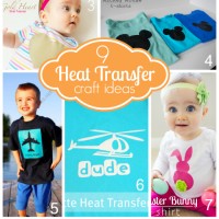 9 Heat Transfer Ideas + Silhouette Discount + Giveaway