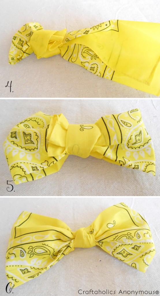 bandana wreath tutorial