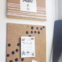 DIY Cork Board Frame and Organizer