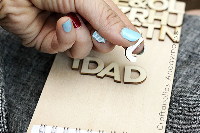 father's day gift idea - love the typography look!