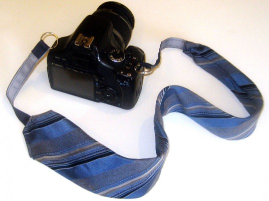 necktie camera strap