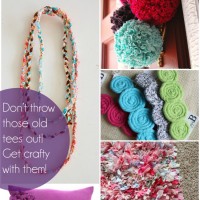 24 Ideas for T-Shirt Crafts