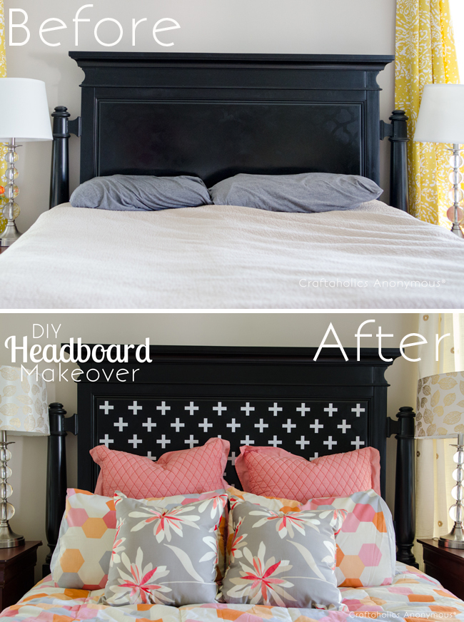 Headboard Makeover With Silhouette Cameo, Headboard Makeover Ideas