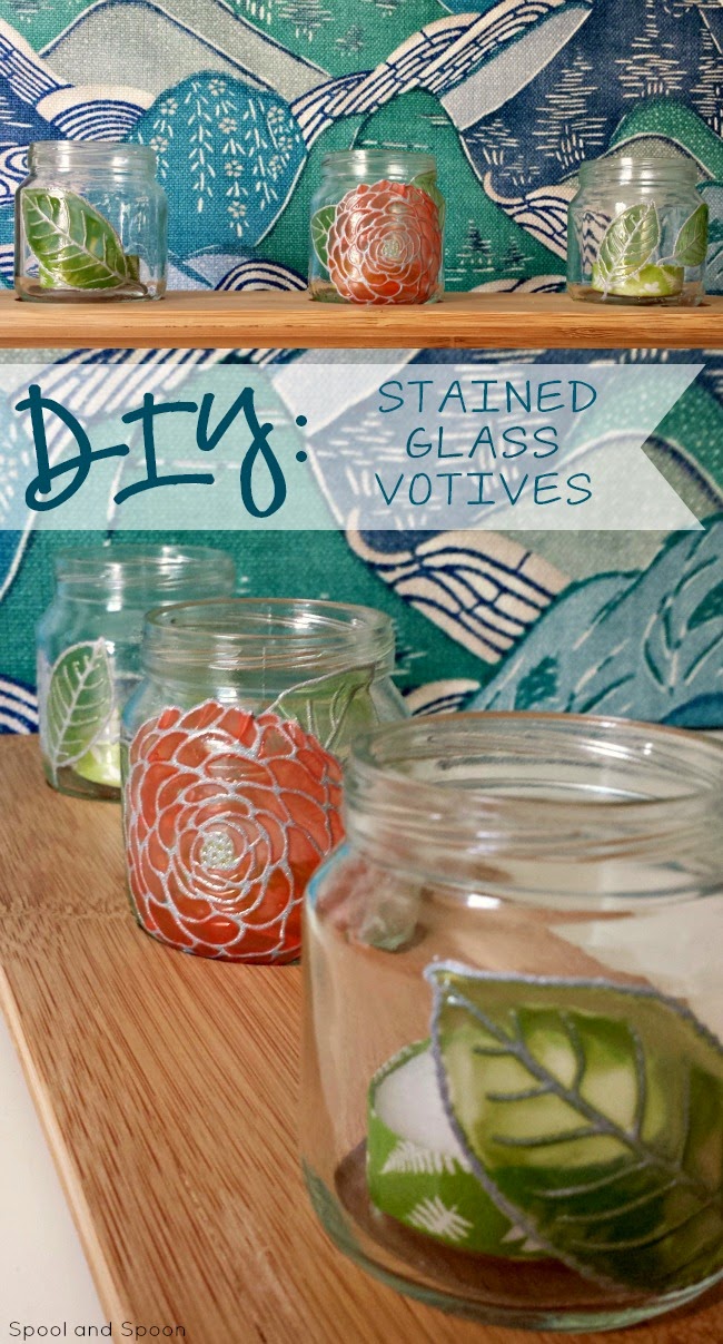 1 DIY Stained Glass Votive