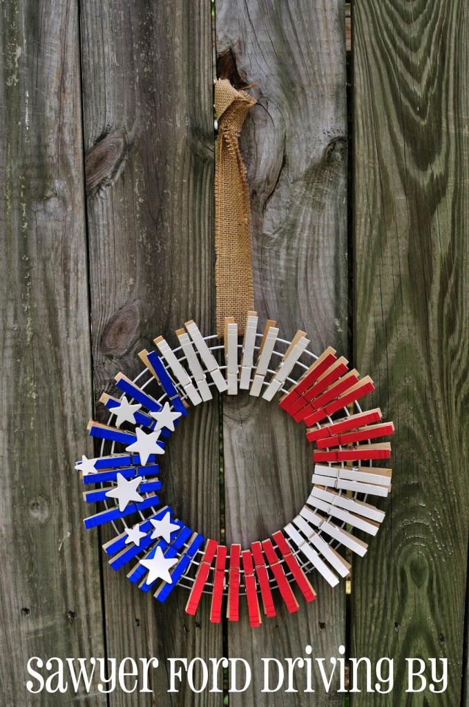 11 Clothespin Wreath