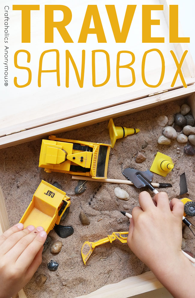 travel sandbox Travel Sandbox - The perfect handmade kid gift for under 10 bucks!