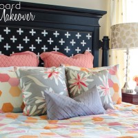 Headboard Makeover with Silhouette CAMEO