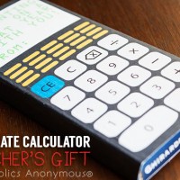 Chocolate Calculator Teacher's Gift - What teacher wouldn't love chocolate on the first day of school?!