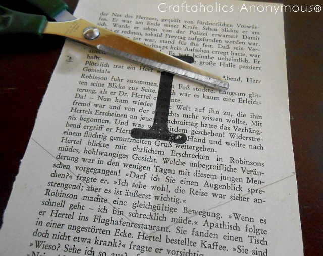 book page garland