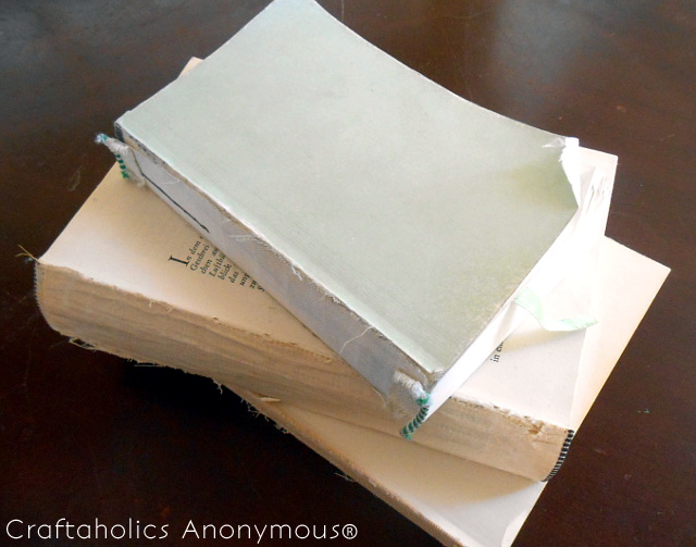 vintage book crafts
