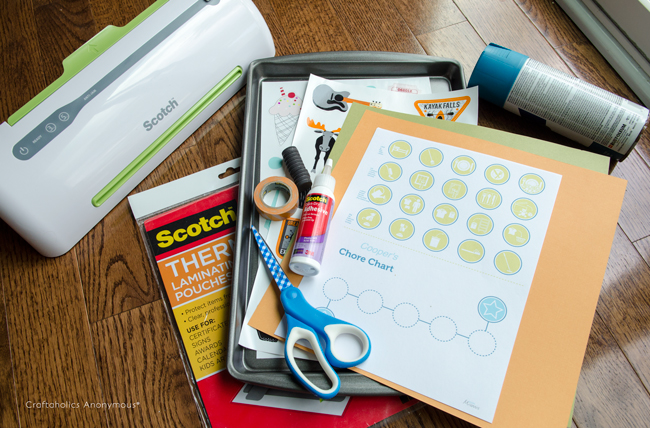 chore chart supplies