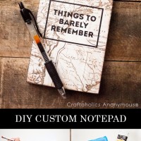 DIY: Custom Notepad