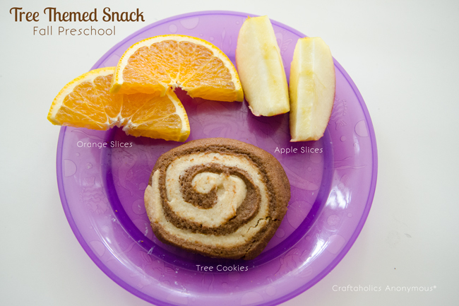 Tree Ring Cookies. Cute and yummy snack for a Tree or Fall themed Preschool!