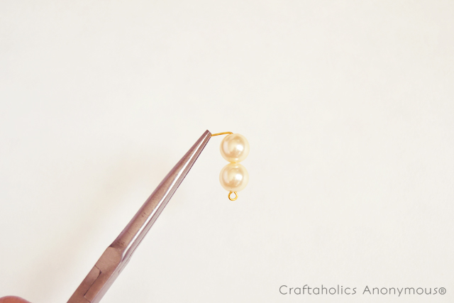 pearl earring tutorial