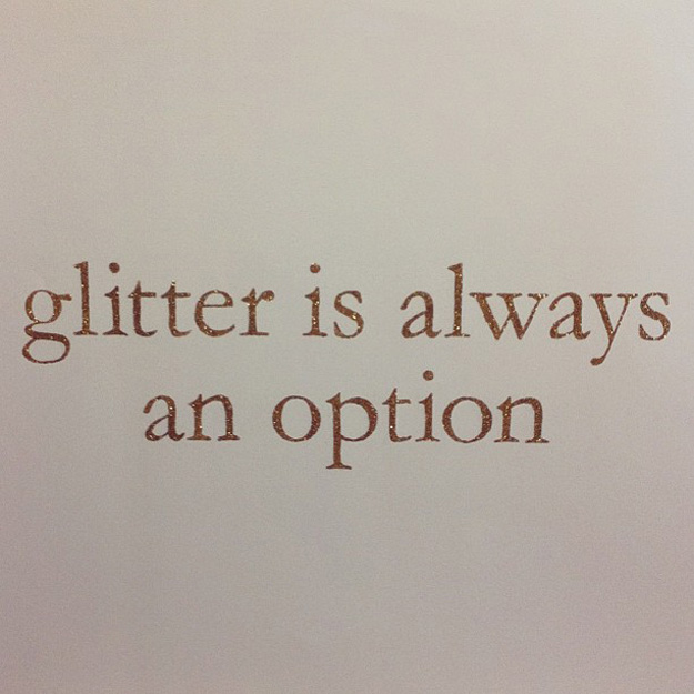 glitter