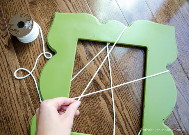 How to make spider frame, Halloween Craft DIY