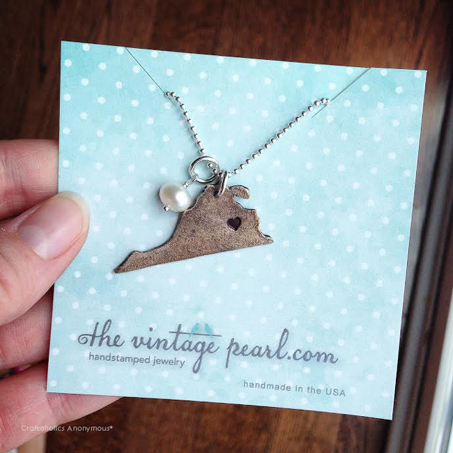 state pride necklace - virginia