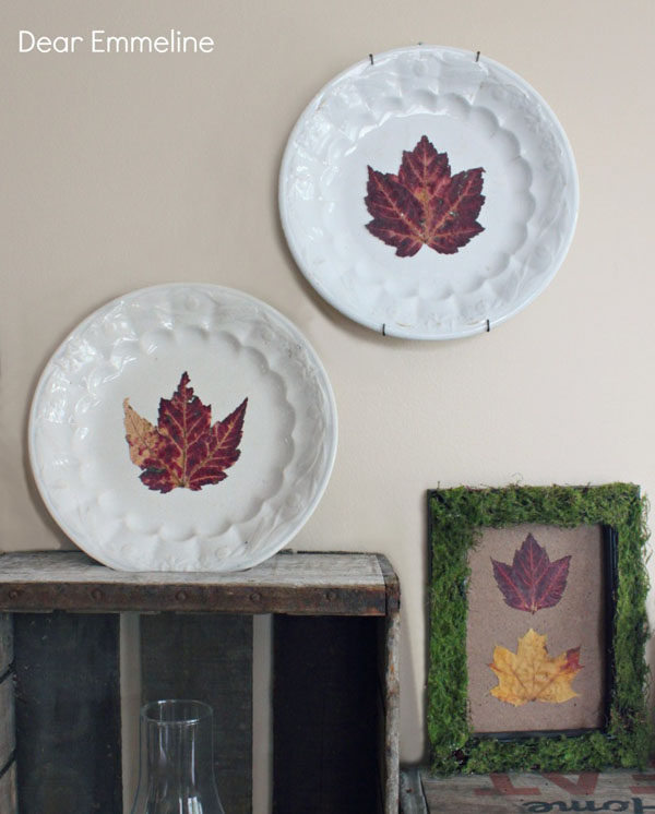 Fall Ironstone Leaf Plates - Dear Emmeline