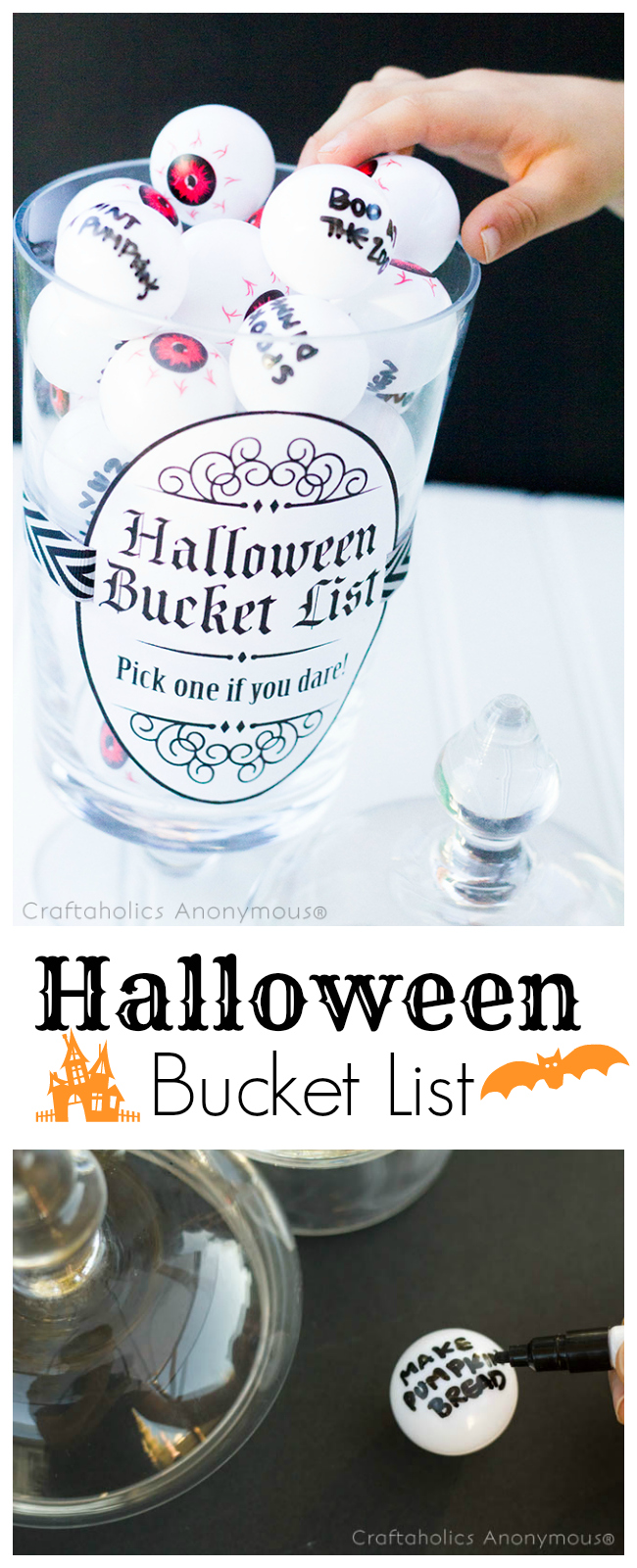 Love this idea! Halloween Bucket list for kids. Great for making fun fall memories!
