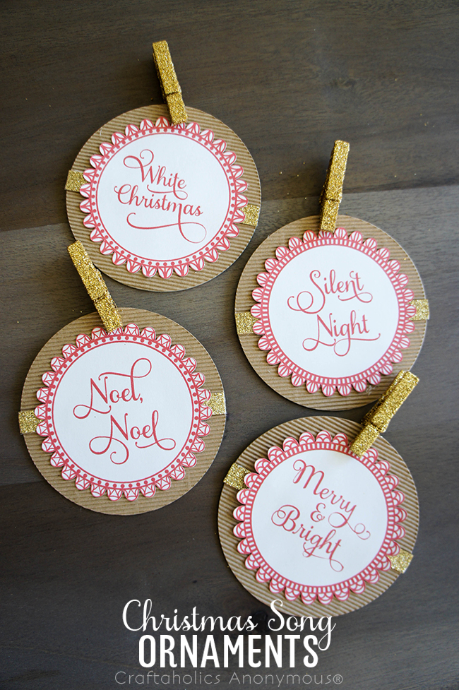 Christmas Ornaments made with a Silhouette Cameo! Free printable Christmas Ornaments. Christmas Ornaments made with a Silhouette Cameo! Free printable Christmas Ornaments.