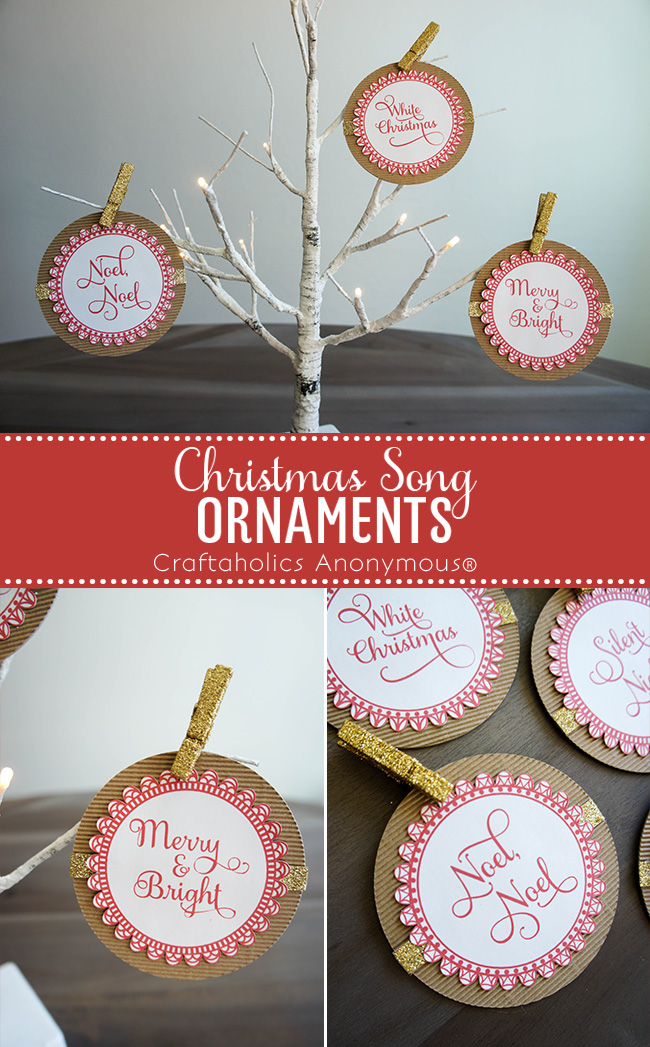 Printable Christmas Ornaments. Make quick and easy handmade ornaments with this free printable! Printable Christmas Ornaments. Make quick and easy handmade ornaments with this free printable!