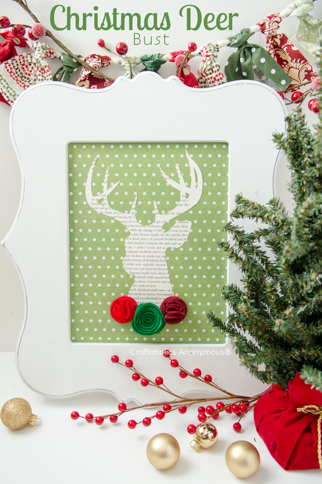 Christmas Deer. Easy DIY Christmas decor!