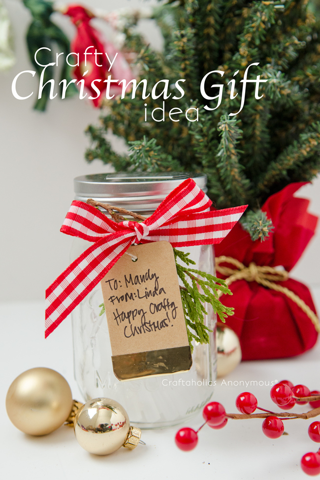 Crafty Christmas Gift idea || Gift in a Jar for a Crafter. Easy to make! Crafty Christmas Gift idea || Gift in a Jar for a Crafter. Easy to make!