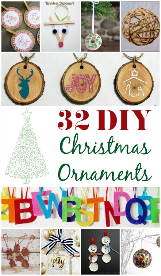 32 DIY Christmas Ornaments