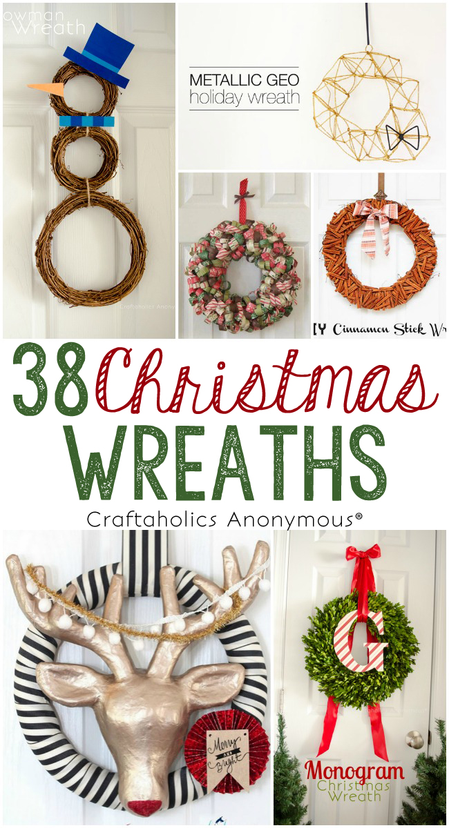 38 DIY Christmas Wreaths