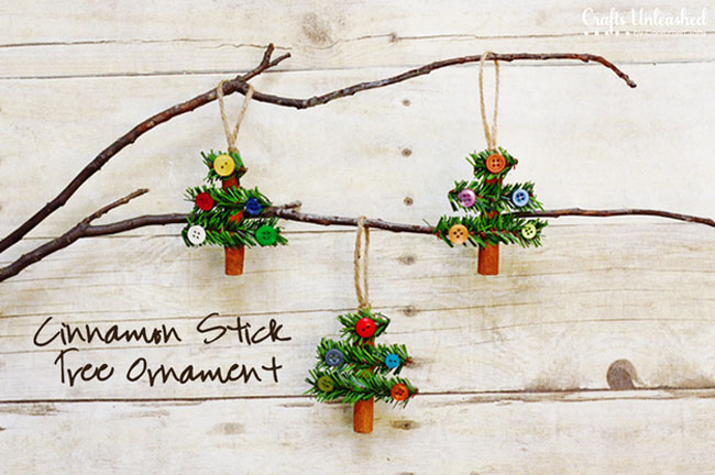 cinnamon stick christmas tree