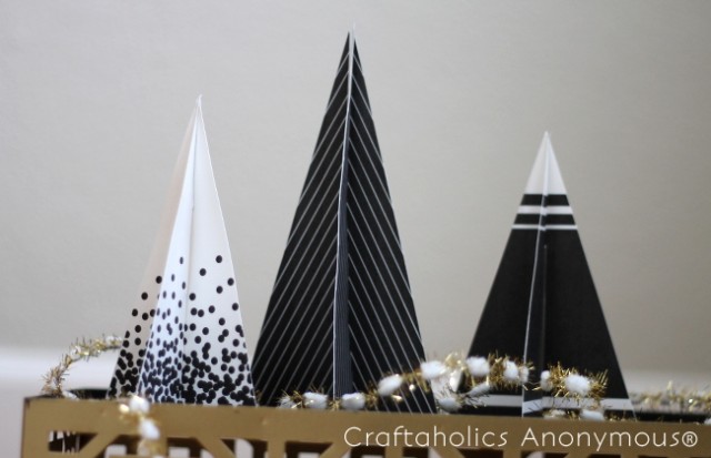 printable 3d christmas trees 3