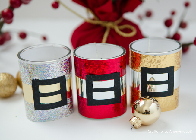 Santa candles. Make fantastic Handmade Christmas gifts or party favors!