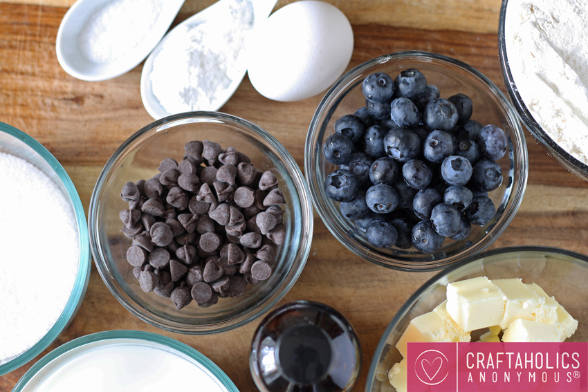 Blueberry Chocolate Scones
