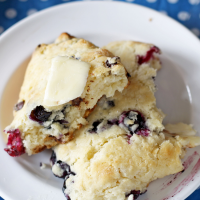 Blueberry Chocolate Scones