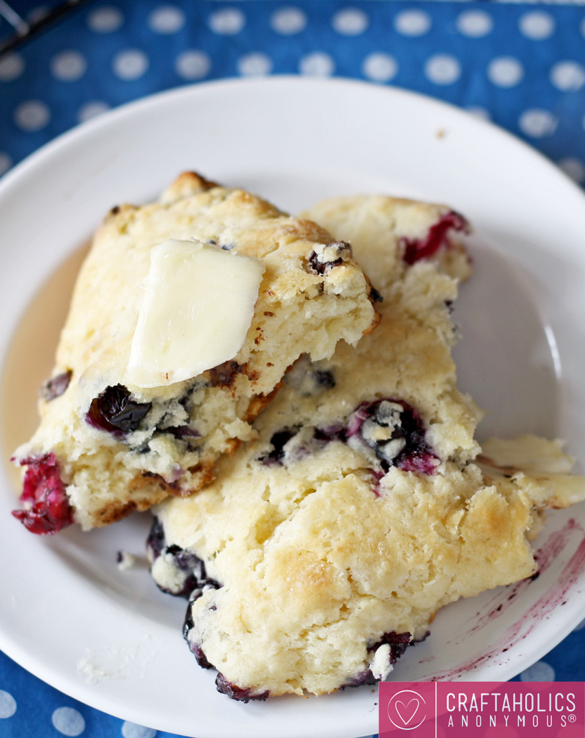 Blueberry Chocolate Scones