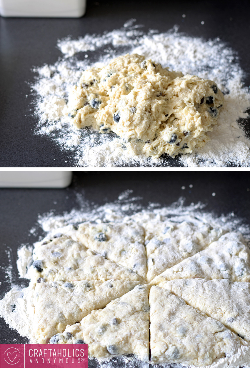 Blueberry Chocolate Scones