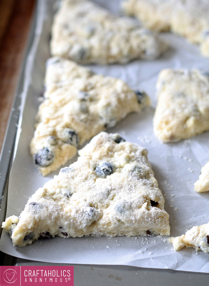 Blueberry Chocolate Scones