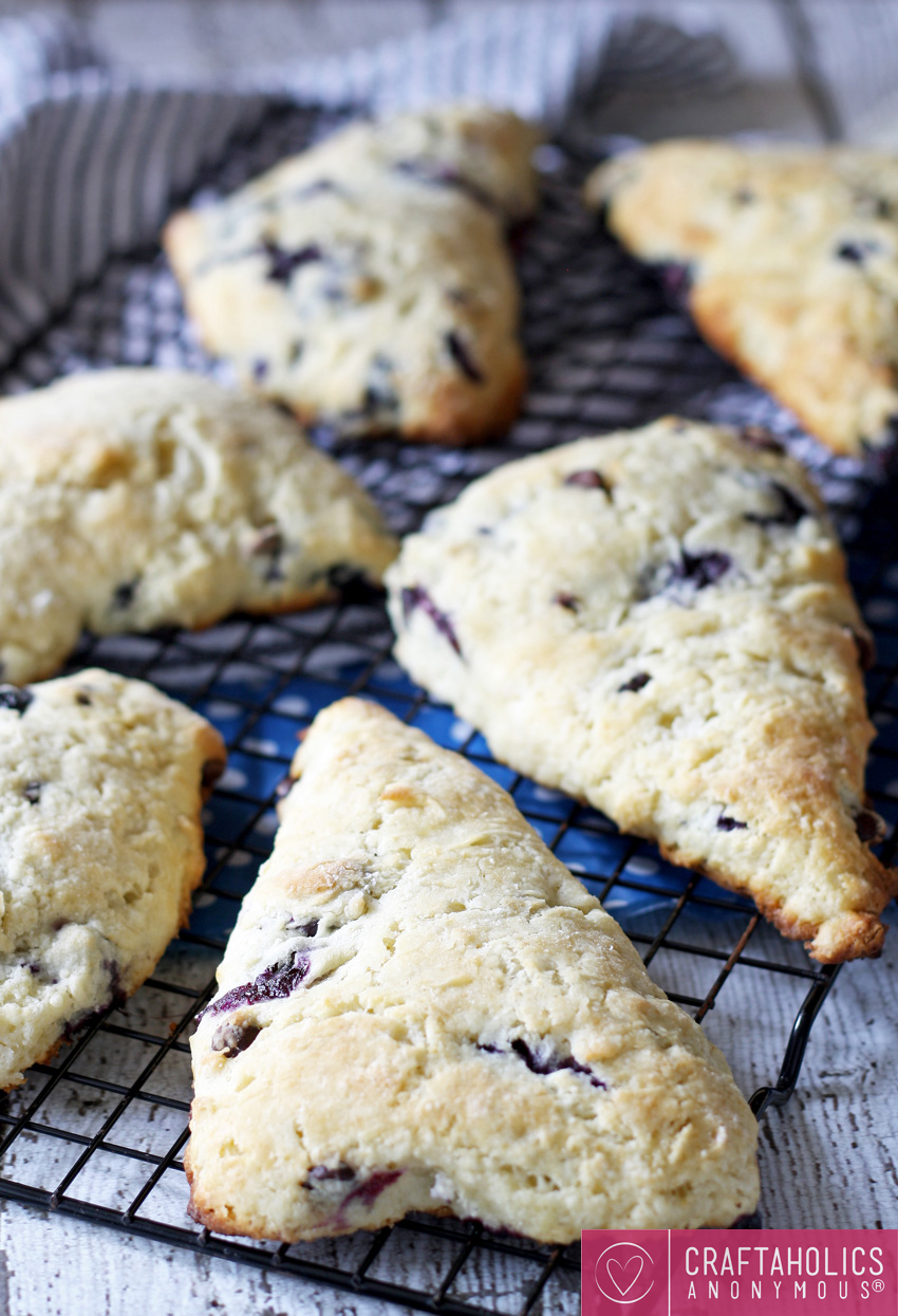 Blueberry Chocolate Scones