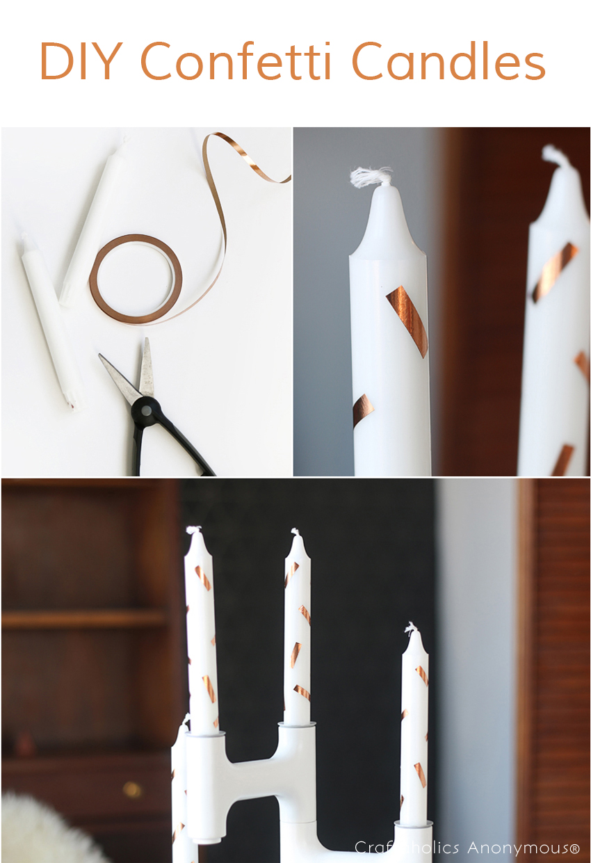 DIY Confetti Candles || Awesome party candles DIY Confetti Candles || Awesome party candles