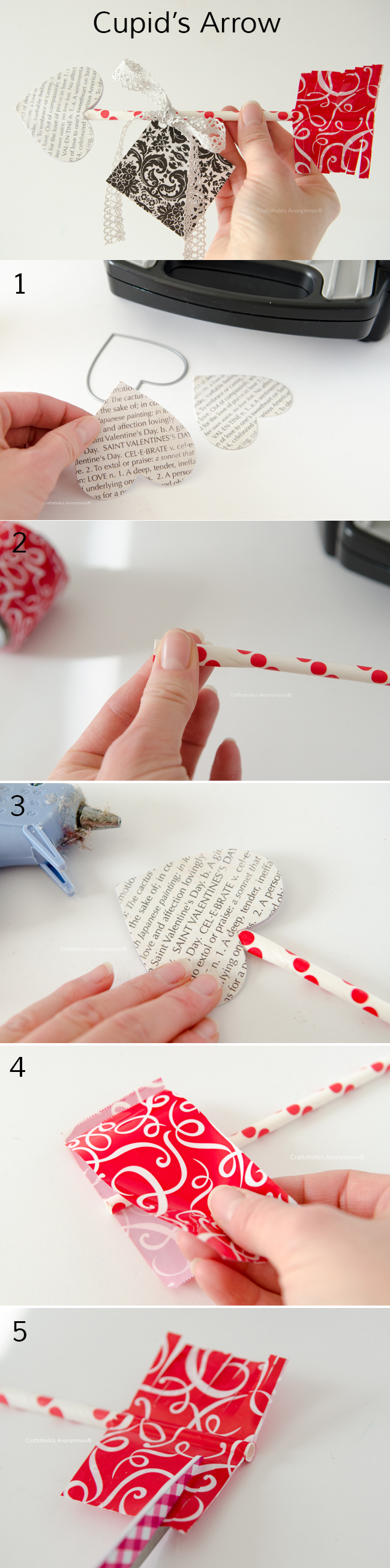 How to make Cupid arrow Valentine || Great non-candy valentine gift.