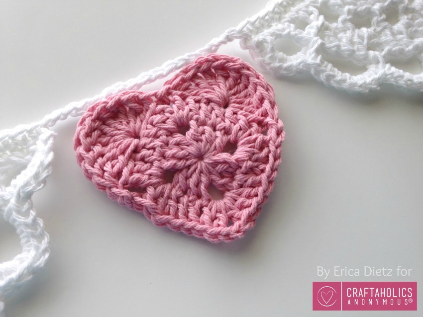 How to crochet a heart tutorial