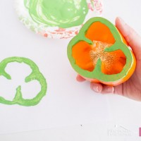 How to Make Bell Pepper Shamrock Stamps