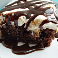 Chocolate Peanut Butter Pie Cake