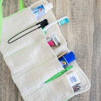 DIY Washcloth Travel Kit