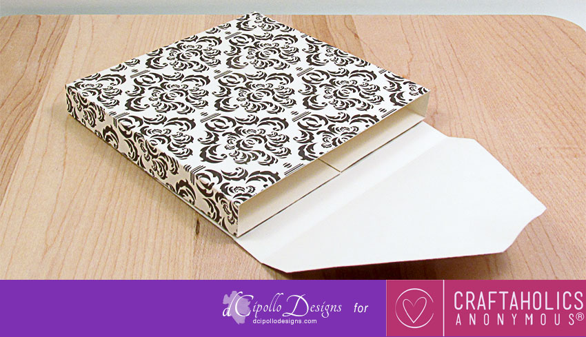 Craftaholics Anonymous® | Tangle Tiles Envelope with Free SVG Cut File