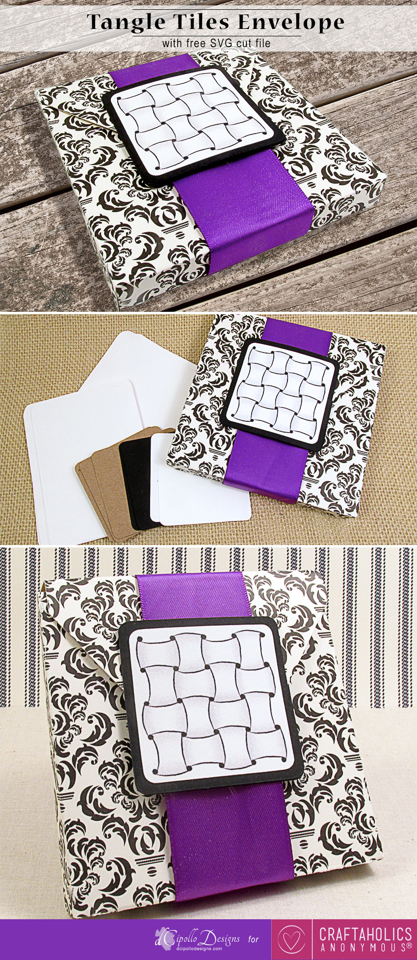 Tangle Tiles Envelope by dCipollo Designs