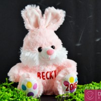 Dollar Store Easter Craft: Personalized Easter Plush