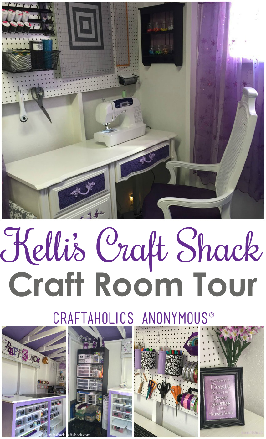 Craft Shed - Tour of Kelli's Craft Shack | Craftaholics Anonymous®